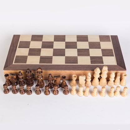 Magnetic Chess Board Wooden Set Folding Chessboard