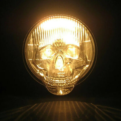 Skull Headlight Covers fit 7-inch Headlight Skeleton Cover for Car Trucks