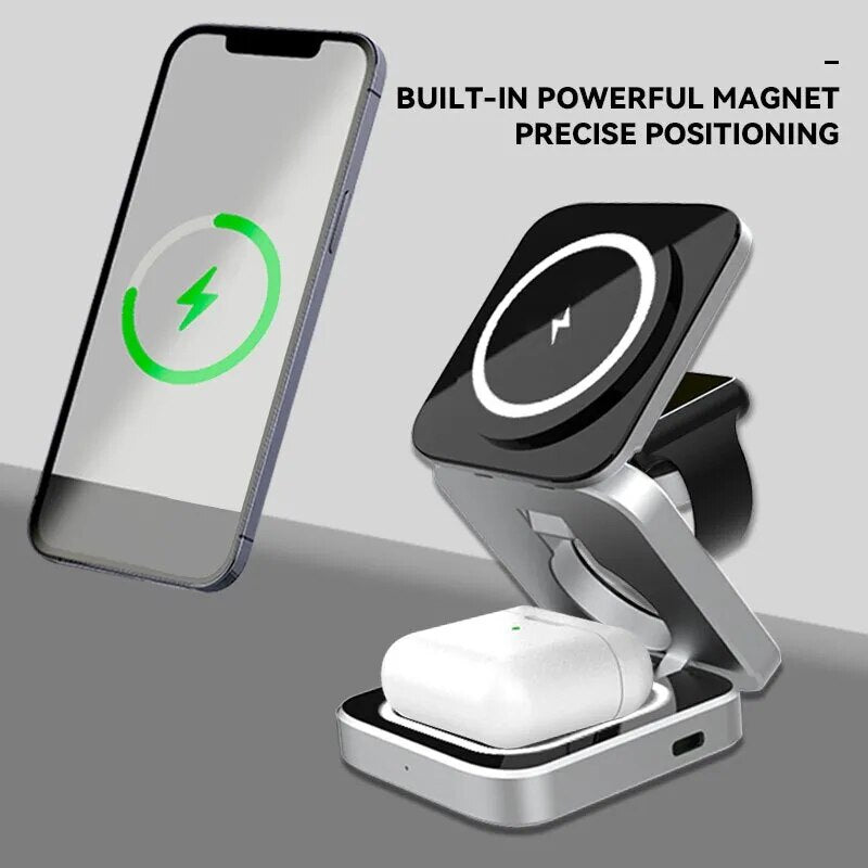 3 in 1 Folding Wireless Charging Station