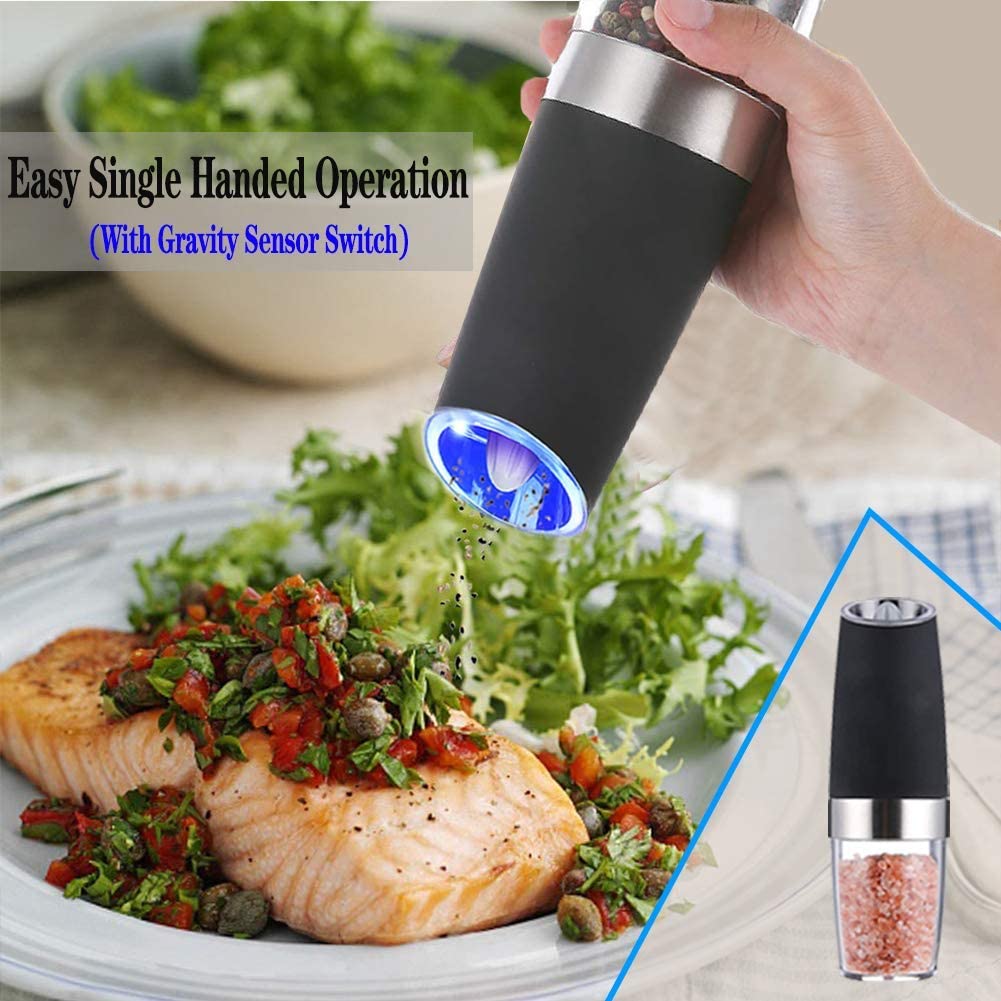 Electric Salt And Pepper Grinder Automatic Coarseness & gravity Sensor