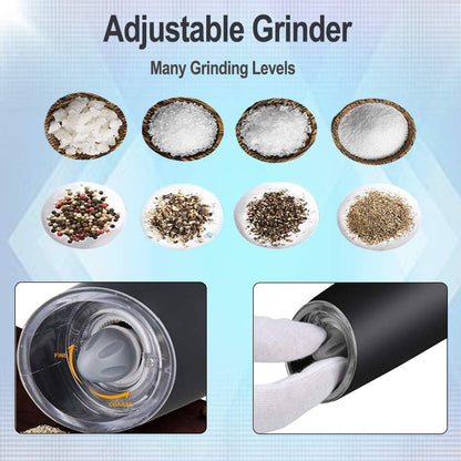 Electric Salt And Pepper Grinder Automatic Coarseness & gravity Sensor