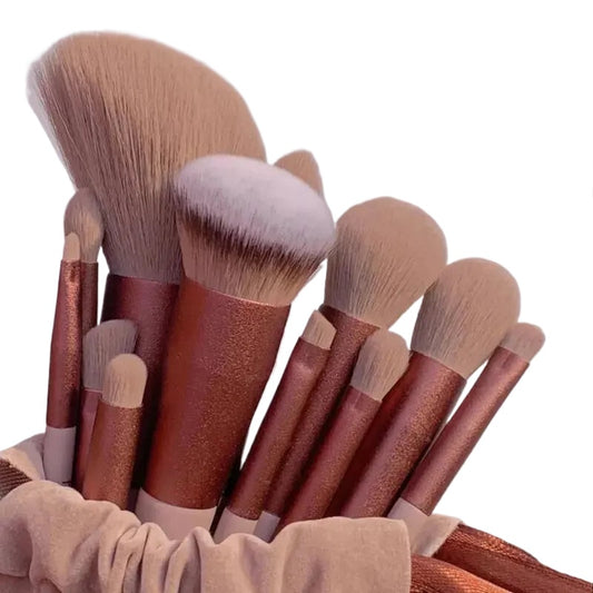 13 PCS Make-Up Pinsel Set Lidschatten Foundation Kosmetik Pinsel Rouge Werkzeug Tasche