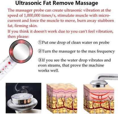 Ultrasonic Cavitation Fat Remover Body Massager Slimming Anti-Cellulite Machine