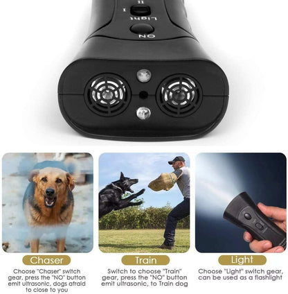 Ultrasonic Pet Dog Stop Barking Away Anti Bark Training Repeller Control Device