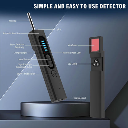 High Sensitivity Anti Spy RF Signal Scanner Hidden Camera Detector