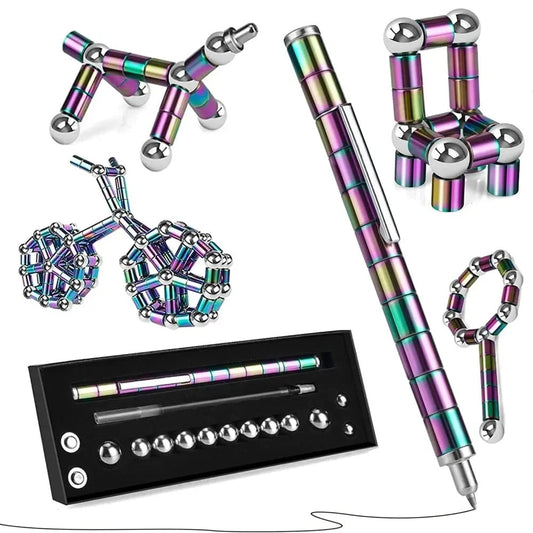 Multifunctional Spinning Metal Fidget Pen