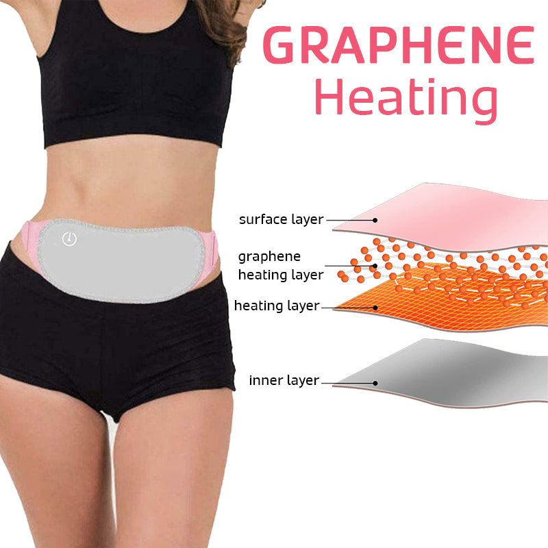 Graphene Far Infrared Heating Waist Belt USB Electric Waist Pain Relief Belt