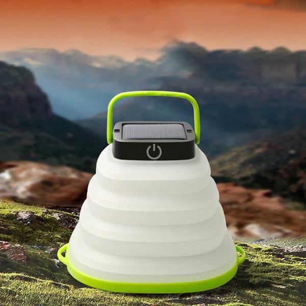 Solar-Powered Collapsible Travel Light