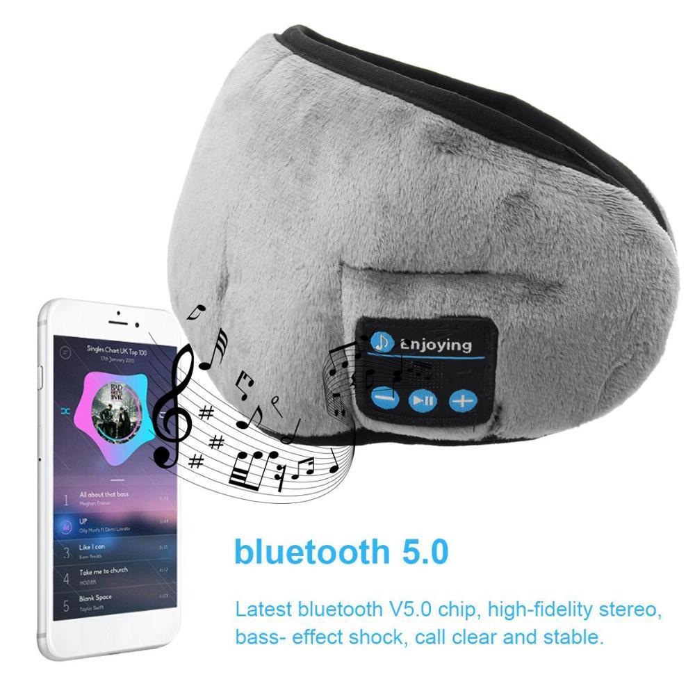 Bluetooth Sleep Mask Headphones - Good Sleep with Comfy Mask and Music