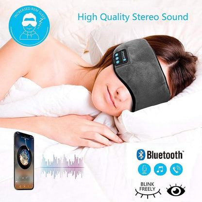 Casque Bluetooth avec masque de sommeil - Bon sommeil avec masque confortable et musique