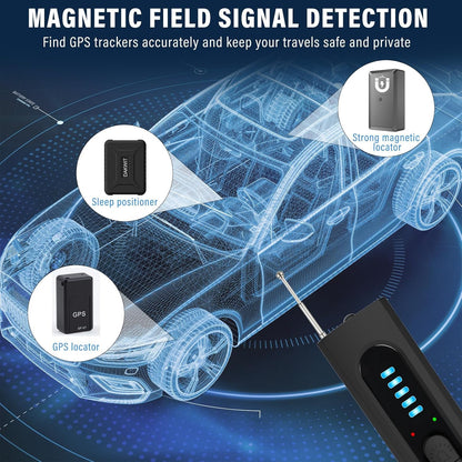 High Sensitivity Anti Spy RF Signal Scanner Hidden Camera Detector