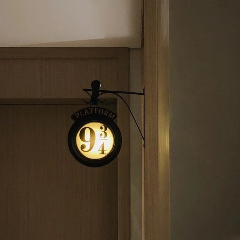 Magic Night Light Hogwarts Express Hanging Wall Lamp