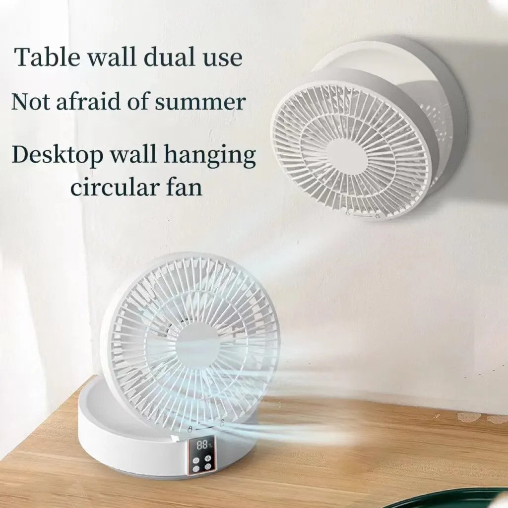Double ventilateur de refroidissement de voiture rotatif à 360°