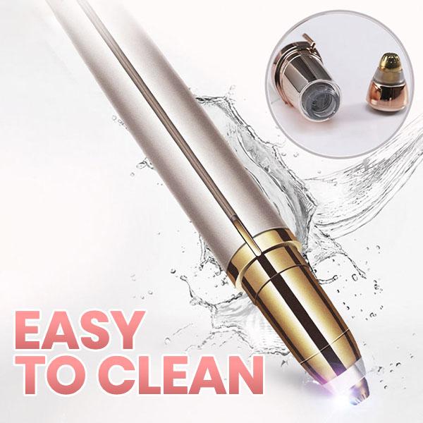 Electric Eyebrow Trimmer Finishing Touch Flawless Brows Hair Remover LED Light