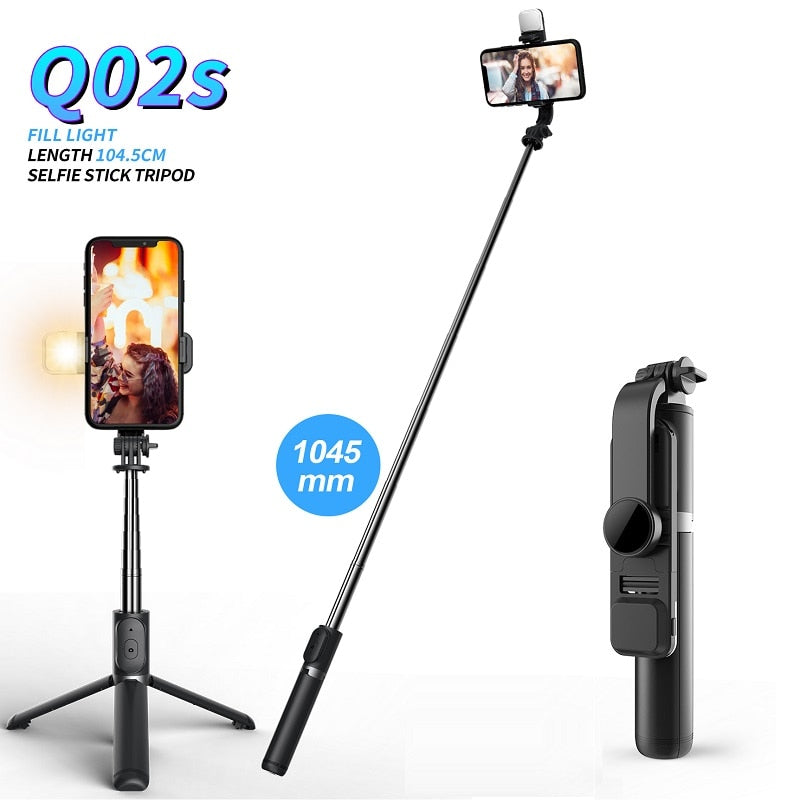 6-in-1-Selfie-Stick mit kabellosem Bluetooth