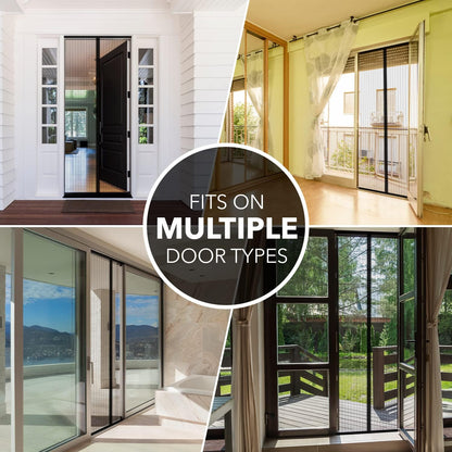 Anti Mosquito Self Closing Mesh Screen Anti Bugs Fly Curtain