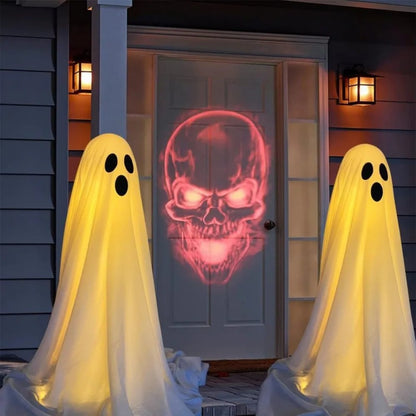 Light-Up Spooky Standing Ghosts with LED Light