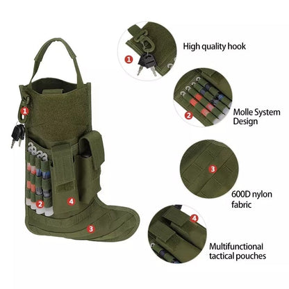 Military Tactical MOLLE Holiday Christmas Stocking