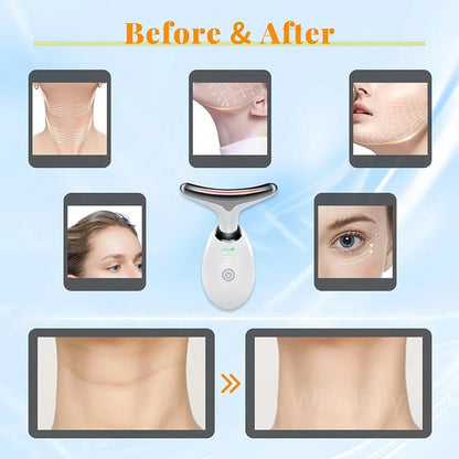 Red Light Therapy Facial Massager – Sculpting Wand for Face & Neck Rejuvenation