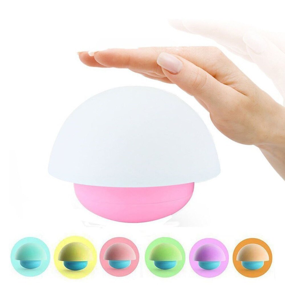 Mushroom Design Touch Sensor Night Light (USB Charging) - Great for Babys Room