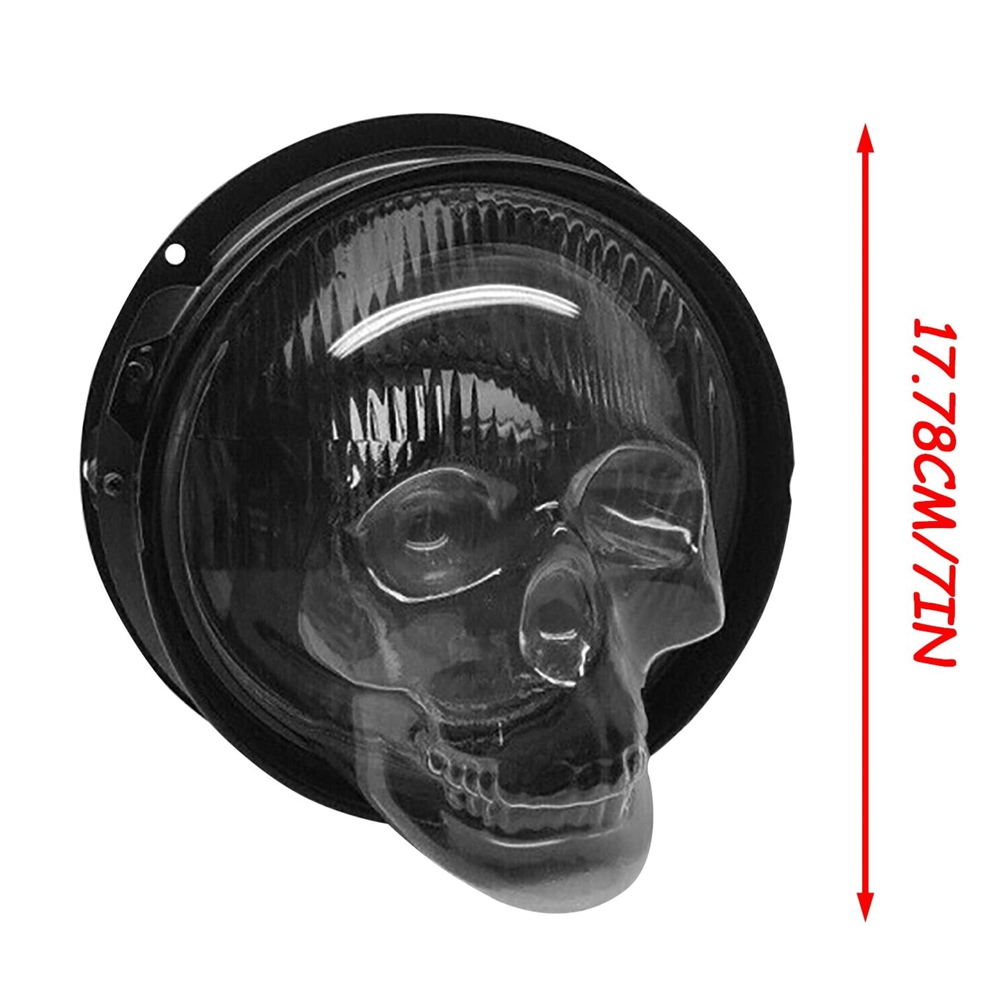 Skull Headlight Covers fit 7-inch Headlight Skeleton Cover for Car Trucks