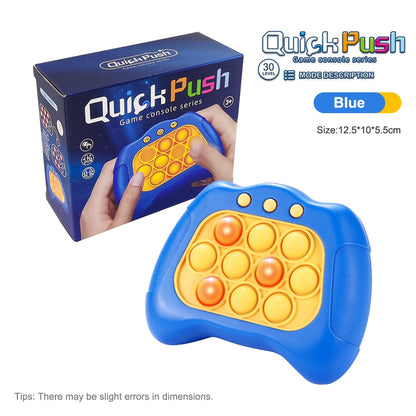 Pop Quick Push Bubble Fidget – jouet anti-Stress, série de Console de jeu, jouets pour enfants