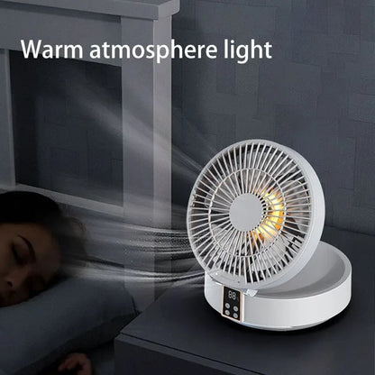 Double ventilateur de refroidissement de voiture rotatif à 360°