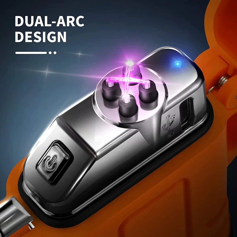 Electric Plasma Waterproof Rechargeable Dual Arc Lighter