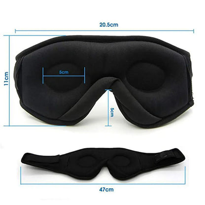 Mask For Sleep 3D Eye Mask Music Play Sleeping Headphones Built-in HD Speaker