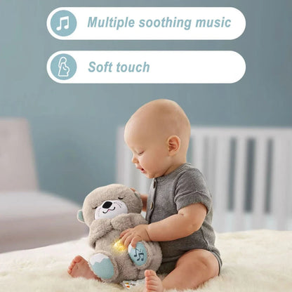 Ours en peluche doux et rythmé avec lumières musicales sensorielles