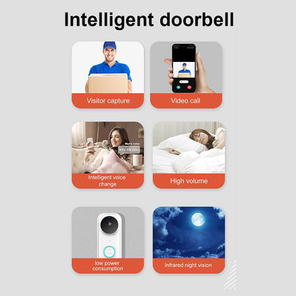 Drahtlose Smart Video Türklingel Sicherheit Gegensprechanlage WiFi Kamera Tür Ring Glocke