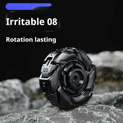 Stainless Steel Mecha Fidget Spinner - Premium Design • Smooth Spin • Stress Relief