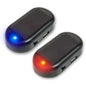 2PCs Car Anti-theft Simulation Warning Flashing Solar  Light