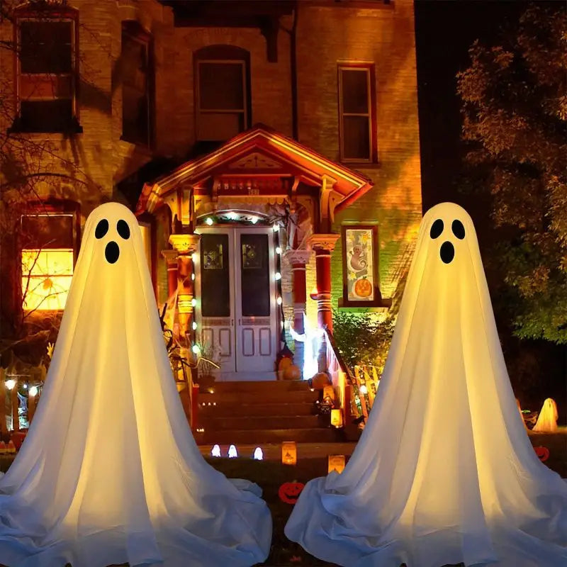 Light-Up Spooky Standing Ghosts with LED Light