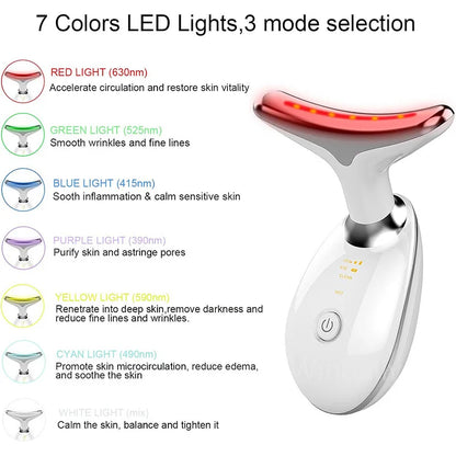 Red Light Therapy Facial Massager – Sculpting Wand for Face & Neck Rejuvenation