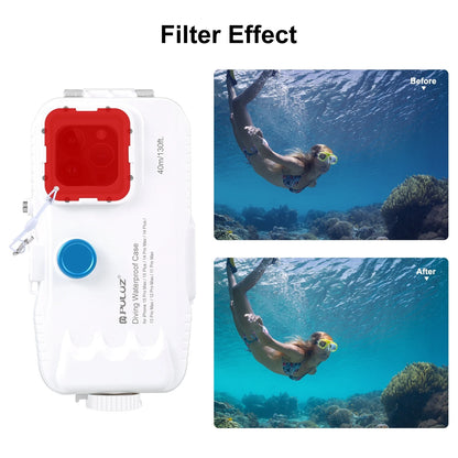 40m/130ft IP68 Sealed Waterproof Underwater Shell Diving iPhone Case