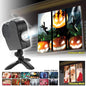 Window Wonderland Projector Halloween & Christmas Holographic Projection