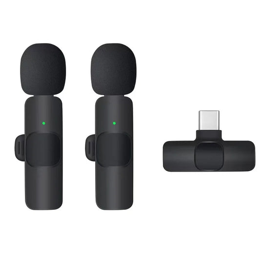 Professional Wireless Lavalier Microphone for Android & iphone Video Vlog Mic