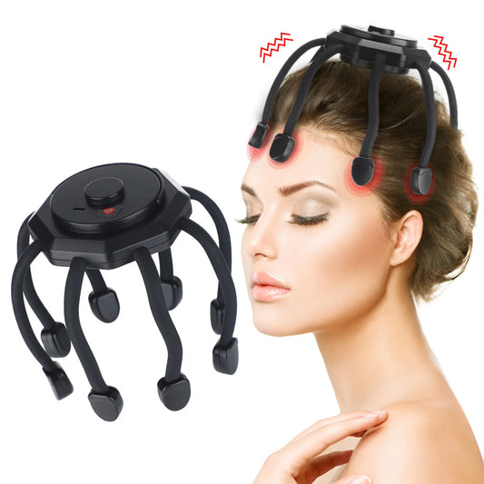 360 Degree Cordless Relaxing Head Massager