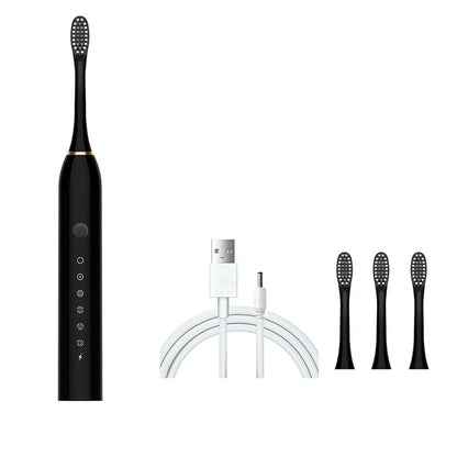 Brosse à dents électrique à ultrasons pour soins bucco-dentaires, brosse à dents rechargeable