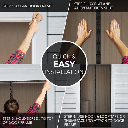 Anti Mosquito Self Closing Mesh Screen Anti Bugs Fly Curtain