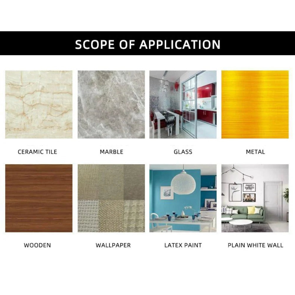 3D Wall Decal Decorative Clock,DIY Wall Clock