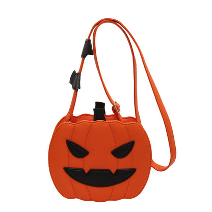 Halloween crossbody pumpkin bag  - Cute Funny Halloween Shoulder Bag