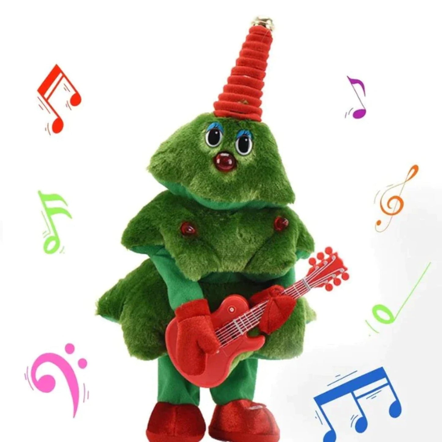 Dancing & Singing Christmas Tree Stuffed Toys Electric Music Plush Doll