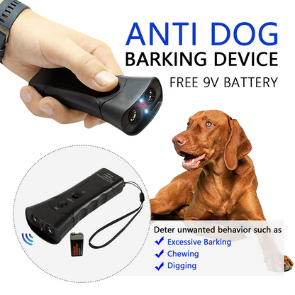 Ultrasonic Pet Dog Stop Barking Away Anti Bark Training Repeller Control Device