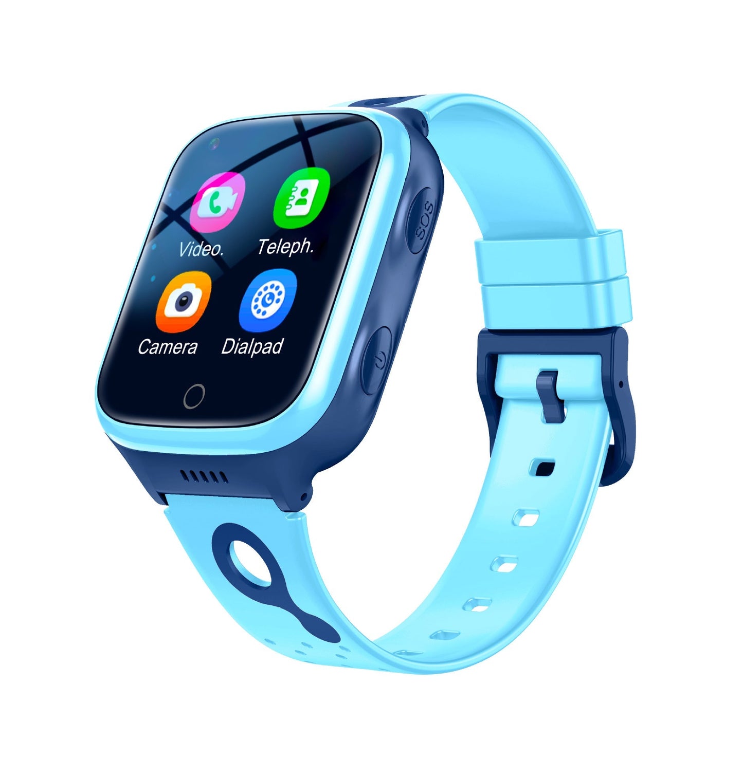 4G Kinder Smart Watch Telefon 1000mAh Wasserdicht Wifi Videoanruf SOS GPS LBS Tracker 