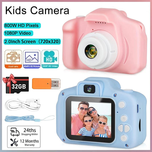 DESAFIONA Digital Mini DSLR Camera With 32G TF Memory Card