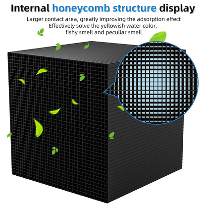 Eco-Aquarium Wasserreiniger Würfel Wasser Clean Filter Aktivkohle Werkzeugblock