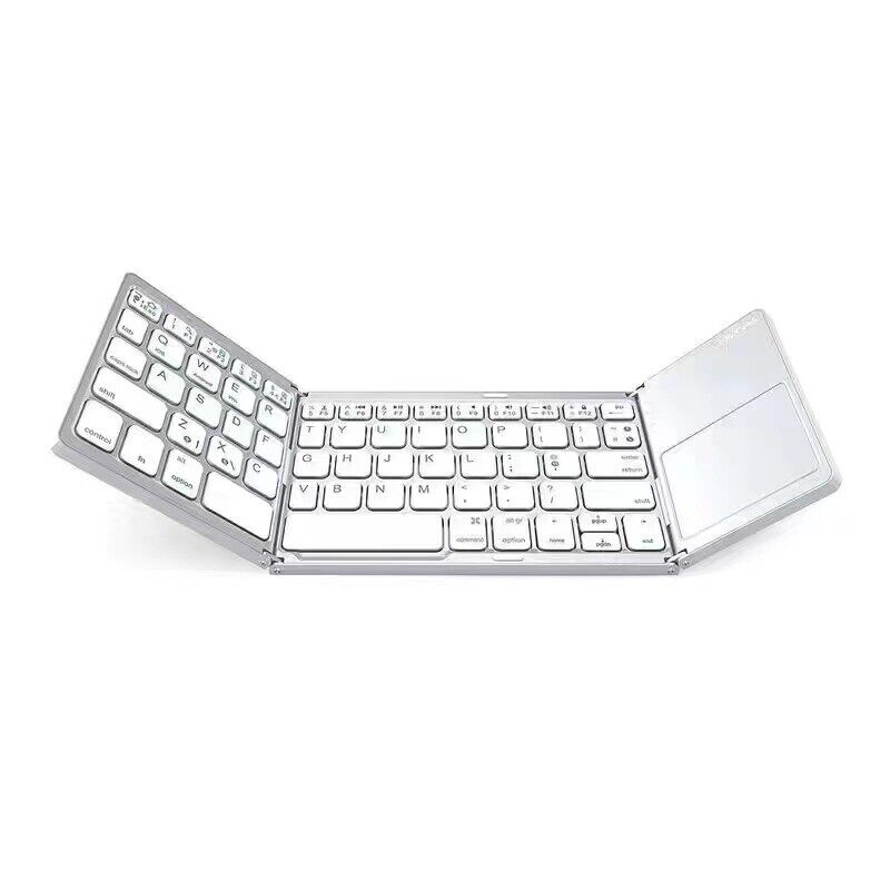 Folding Wireless Bluetooth Keyboard With Touchpad For Windows, Android, IOS Phone