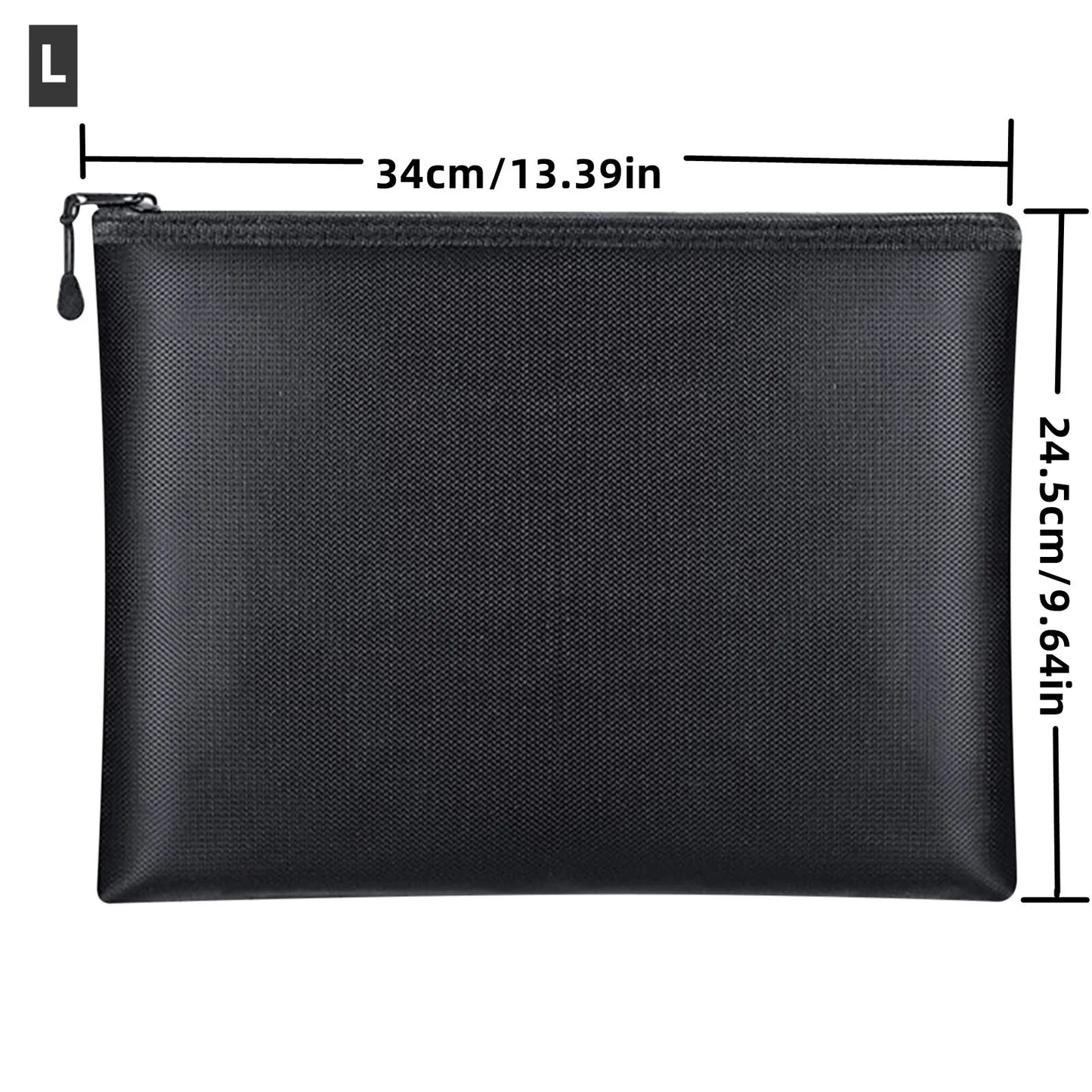 2000°F Fireproof Document money Bag Waterproof Fireproof safe Cash Pouch